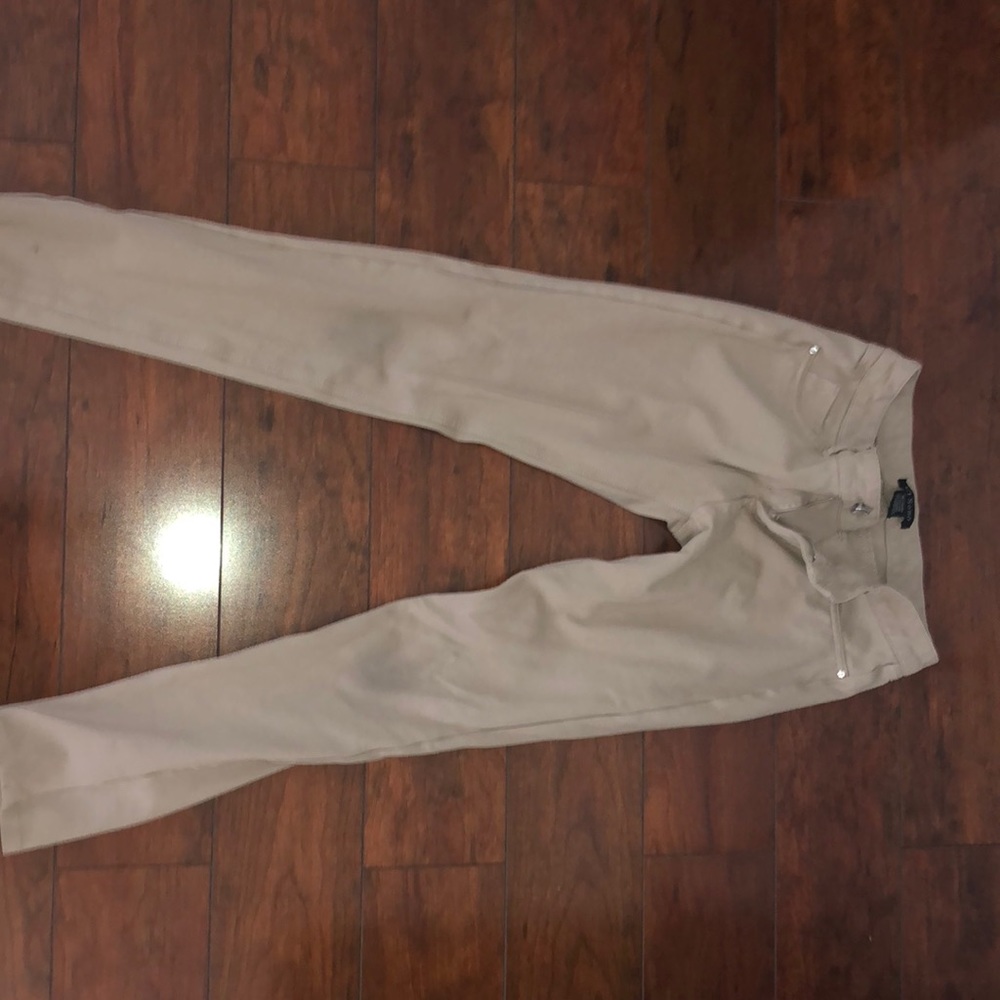 Cute khaki fitted pants